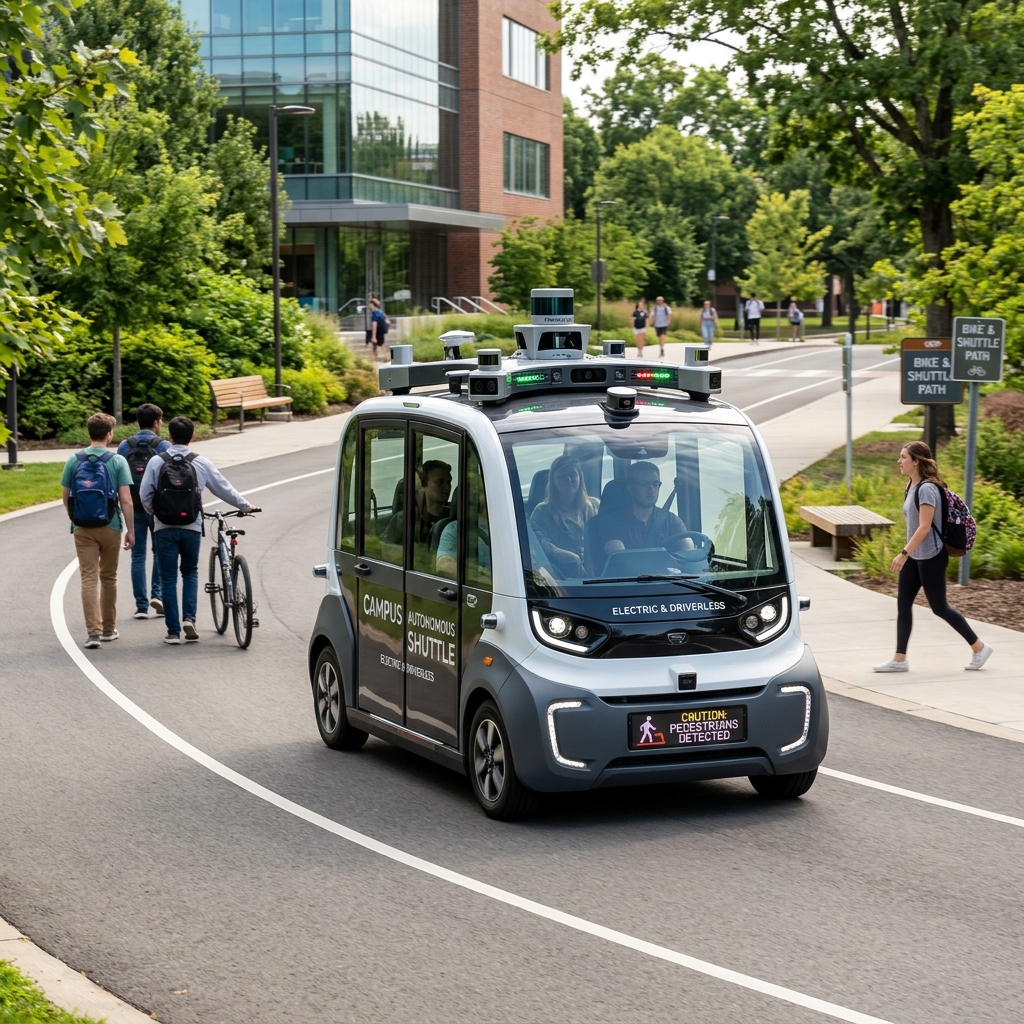 Autonomous Outdoor Shuttle